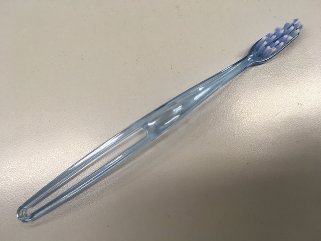 Dematerialization of a Toothbrush